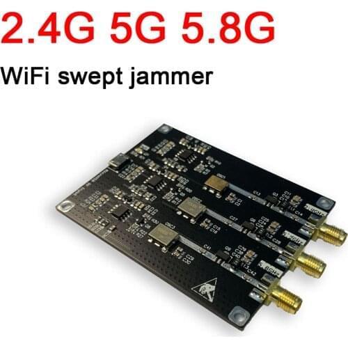 3in1 2.4G 5.2G 5.8G WiFi swept jammer Shielder 2.4Ghz 5G 5.8Ghz WIFI signal Shielded Bluetooth interference RF amplifie antenna