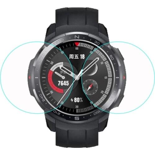 5Pcs Protective Tempered glass Film For Huawei Honor Watch GS Pro Smart Watch Accessories Full Cover ultra-thin Screen Protector