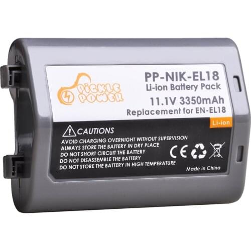 1 Pcs 3350mAh EN-EL18 EN-EL18a EN-EL18b EN-EL18c Battery for Nikon D4 D4S D5 D500 D800 D810 D850 D800E MH-26 Digital SLR Camera