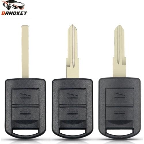Dandkey 2 Buttons Car Key Shell Cover For Opel Vauxhall Corsa Vectra C Astra H Meriva Omega Zafira Uncut Blade Auto Remote Key