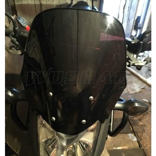 Motorcycle Double Bubble Windshield WindScreen Screen For 2012 2013 2014 2015 2016 2017 Honda NC700S NC750S NC 700 750 S