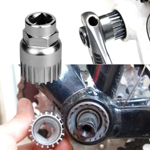 Bicycle Bottom Bracket MTB Bike Crank Extractor Remover Bottom Bracket Repair Tool 20 Teeth Fit Teeth diagnostic-tool Repair
