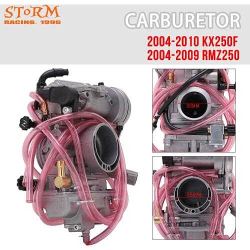 Motorcycle Carburetor Carburador Zinc 55mm With Power Jet For FCR-MX38 MX 38 For Suzuki RMZ Kawasaki KX250F RMZ250 KXF 2004-2010