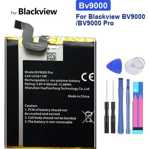KiKiss Batteries For Blackview BV9000 Pro Phones