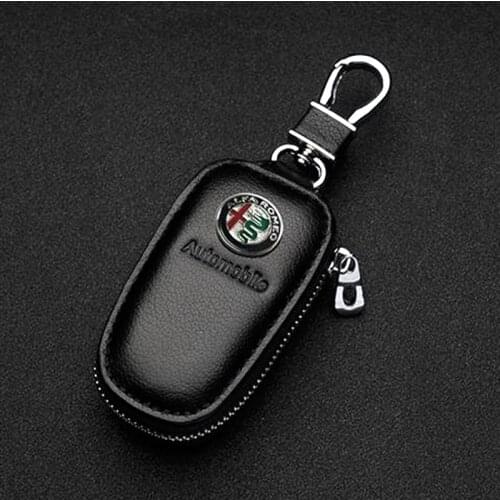 For Giulia Romeo Alpha Juliet Stelvio car key case leather key cover shell buckle