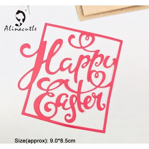 Metal Cutting Dies 2pc Lace Moon Bunny Easter Scrapbooking Paper craft album Handmade Card Punch Die Cut Art Cutter Alinacutle