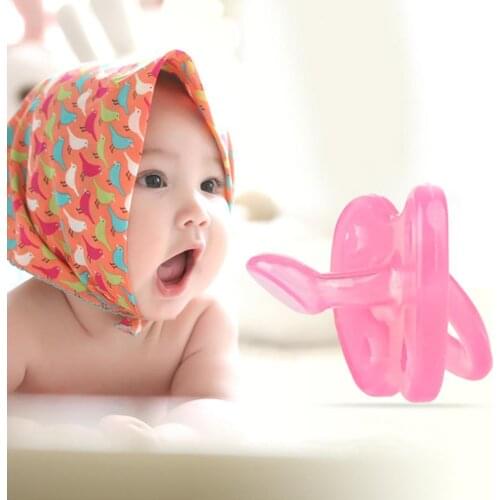 Newborn Baby Infant Oral Care Pacifier Soft Silicone Dummy Nipple Soother Toy