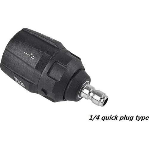 5 In 1 Nozzle High Pressure Washer 0 15 25 40 65 Nozzle Piece G1/4 Male Connect Quick Realease Adaptor Car Washer Spray Gun