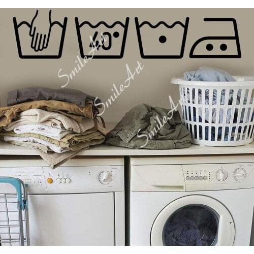 New Design Laundry Room Stickers Vinyl Wall Sticker Home Decor Stikers For Bedroom Decoration Wall Art Decal