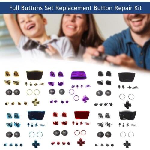 Full Buttons Set Housing Shell Case Cover Decoration Shells Buttons Gamepad DIY Repair Parts For PlayStation 5 Controller