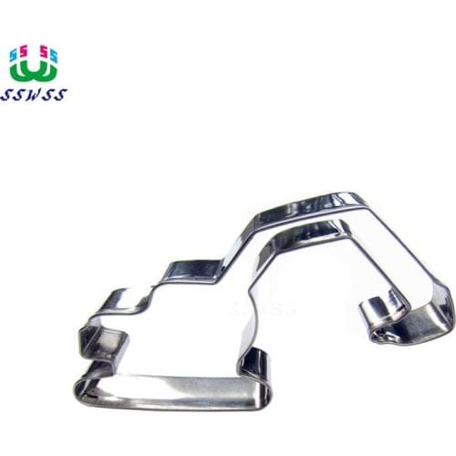 Direct Selling,Transformers Excavator Shape Cake Decorating Fondant Cutters Tool,Mechanic Series Cake Cookie Biscuit Baking Mold