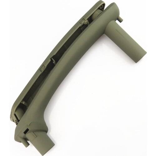 READXT Car Styling Interior Gray Rear Left Door Pull Grab Handle With Trim Cover For Passat B5 98-05 3B4867371 3B4 867 179 B