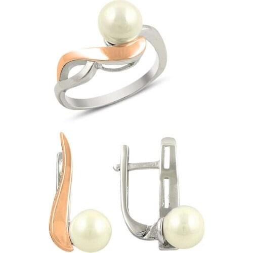 Silverlina Silver With Pearls Set Without Stone