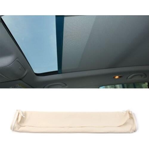 Light Biege Car Sunroof Sunshade Curtain Cover Cloths For Porsche Cayenne 2003 2004 2005 2006 2007 2008 2009 2010
