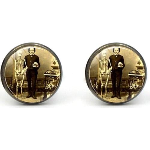 XK-5HXK0331 Quality French Suits Cufflinks with Figure Pattern Retro Men Shirts Sleeve Nails Male Cuff Link for Collection