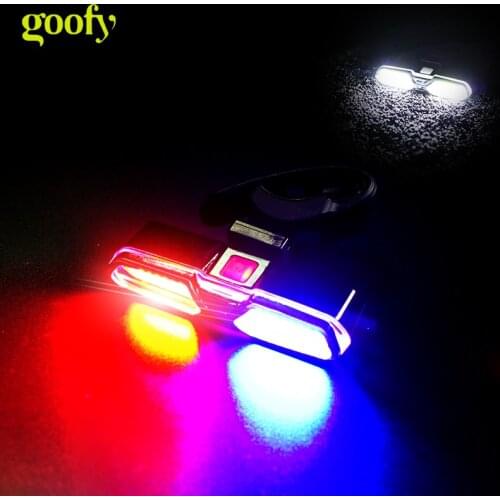 Bike Tail Light USB Rechargeable Warning Safety Bicycle Rear Light LED Bicycle Light Cycling Flash Lamp MTB Road Bike Taillight