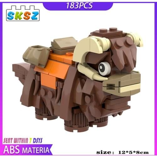 MOC Star Animal Beast DIY Mount Toys Building Blocks Famous Space Movie Collection 183PCS Bricks Kids Idea Birthday Gifts
