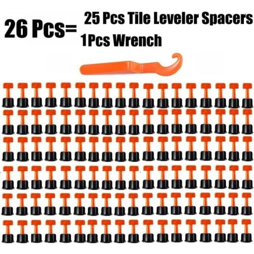 26/151Pcs Level Wedges Tile Spacers For Flooring Wall Tile Spacer Carrelage Tile Leveling System Leveler Locator Spacers Plier