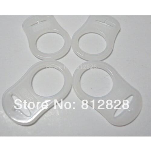 30pcs White MAM Rings Silicone Dummy Adapter
