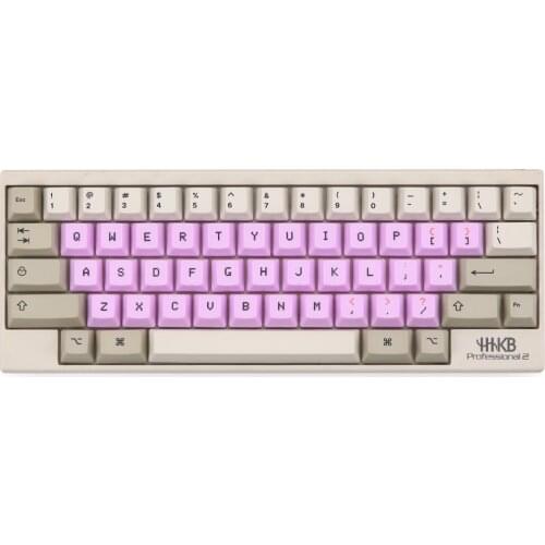 33 Alphabet Keys Capacitive Keyboard PBT Keycaps Blue Pink Green Yellow Purple Colorful Replace Keycap Sublimation OEM Version