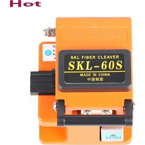 Freeshipping orange SKL-60S Fiber Cleaver Cable Cutter Three-in-one Fixture Fiber Cleaver High Precision Fiber cutter laser tool