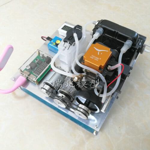 Four stroke gasoline methanol engine / model fuel DIY water-cooled cooling generator