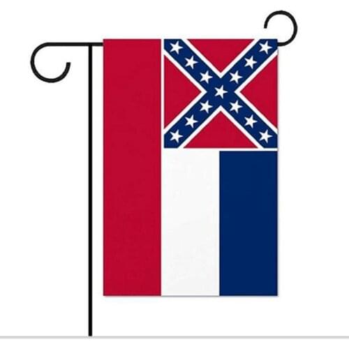 30x45cm Mississippi Decorative Flags And Banners State Flag Polyester Garden Flying Banner