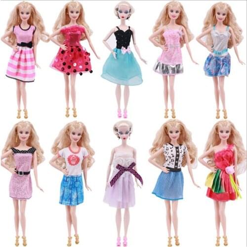 It Barbiess 10 Style Dress Doll Clothes Accessories For 30 Cm Barbiess Dolls Gift(excluding shoes