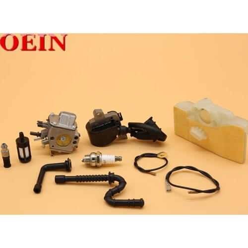 Carburetor Ignition Coil Spark Plug Oil Fuel Filter Line Air Filter Fit For STIHL MS290 MS310 MS390 Garden Chainsaw Spare Tool P