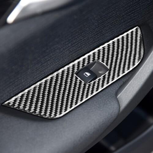 Window Lift Switch Button Frame Trim for BMW E84 X1 2011-2015 LHD Accessories Sticker Cover Trim Car Styling Accessories