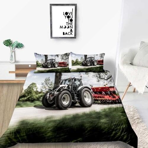 3D Bedding Set Harvester Fashionable Fresh Vintage Duvet Cover Nature King Queen Single Twin Full Double Unique Design Bed Set