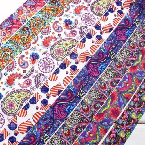 OOOT BAORJCT 1722511 , 25mm 9 Color choose Cartoon Ribbons Printed grosgrain Wedding Accessories DIY handmade materials Gift