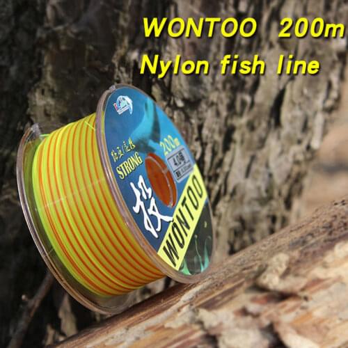 Fishing main line200m Nylon thread soft Strong tension Sea fishing freshwater