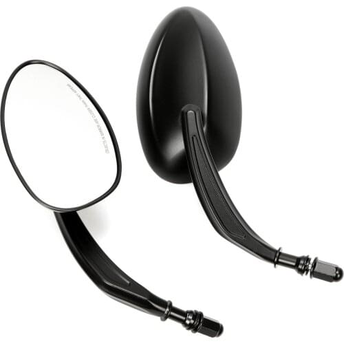 1 Pair Motorcycle Retro Modified Rearview Mirror Aluminum Handle Side Mirror Universal Parts for Harley Sportster Dyna Softail