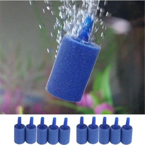 New 10pcs/lot Fish Tank Aquarium Air Stone Bubble Wall Aeration Tube Oxygen Pump Diffuser High Efficiency And Without Pollution