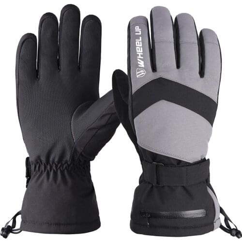 1 Pair Thick Durable Ski Gloves Outdoor Waterproof Breathable Snowboard Gloves For Men Women Outdoor Ski Gloves