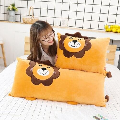 Cute Pillow Boy Long Pillow Bed Cushion Big Backrest Bed Sofa Living Room Pillow