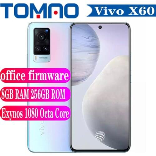Vivo X60 5G mobilephone Octa Core Exynos 1080 Android 11 6.56" AMOLED 8GB RAM 128GB 256GB ROM 4300mAh Battery 33W Google play