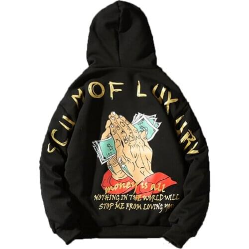 VERSMA 2017 High Street Hip Hop Letter Printed Loose Hoodies Sweatshirts Men Women Autumn Japanese Harajuku Oversized Hoodie Men