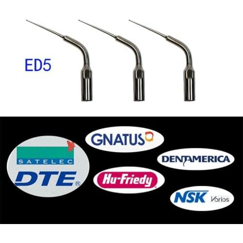 3 Pieces/Lot Dental Scaler Endo Tip ED5 for DTE/ Satelec/ NSK/ Gnatus/ Bonart