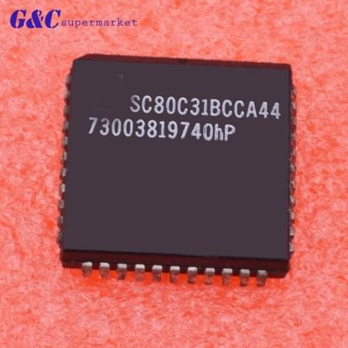 1/5PCS SC80C31BCCA44 Encapsulation:PLCC-44 8-Bit diy electronics