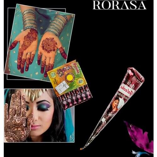 1pc Microblading Pigment Body Art Paint High Quality Mini Natural Indian Tattoo Henna Paste For Body Drawing Black Henna Tattoo