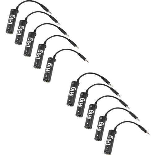10PCS Guitar Interface IRig Converter Replacement Guitar for Phone Guitar audio interface Guitar tuner Guitar irig converter