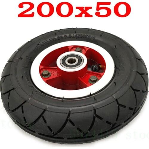 200 * 50 Tire Inner Tube Alloy Rim 8 inch For Scooter Electric Skateboard Wheel 200x50 Tire