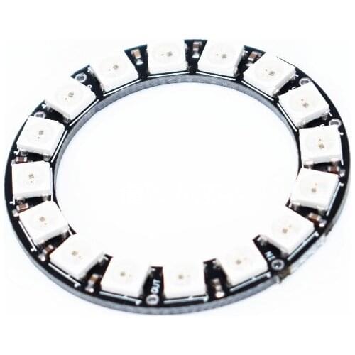 5pcs CJMCU 16 Bit WS2812 5050 RGB LED full-color built-in driving lights Round development board