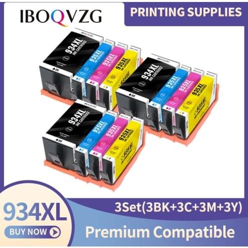 IBOQVZG For HP 934XL 935XL Ink Cartridges 934XL 935XL 934 935 For hp934 For HP Officejet Pro 6812 6830 6815 6835 6230 6820