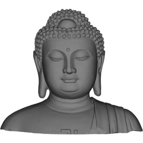 Buddha Head Design Candle Mold Decorating Aroma Candle Silicone Molds Resin Crafts Mould Plaster Concrete Statue Silicone Moulds