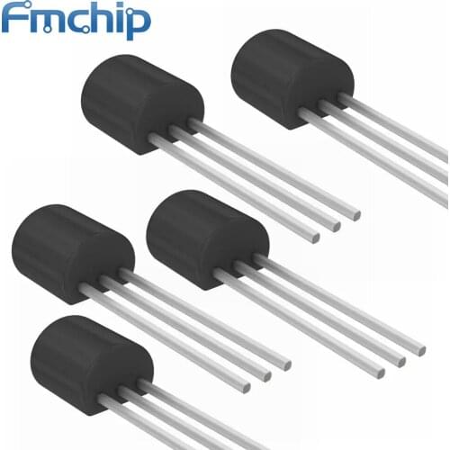 FMchip 5PCS MCP9700A-E/TO SENSOR ANALOG -40C-125C TO92-3