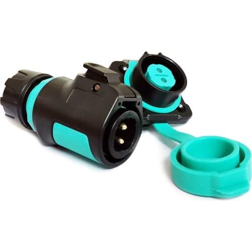 K20 Industrial M20 Automotive 25A AC DC Power 2 Pin Connector Waterproof Electrical PCB Cable Wire Adapter Wire To Board Panel