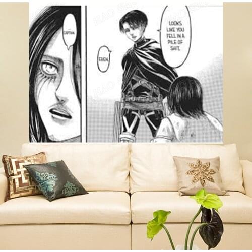 Canvans Poster Painting for Wall Decor, Attack on Titan Art Print Poster, Aden, Jeager, Kyojin, Yeager, Ti